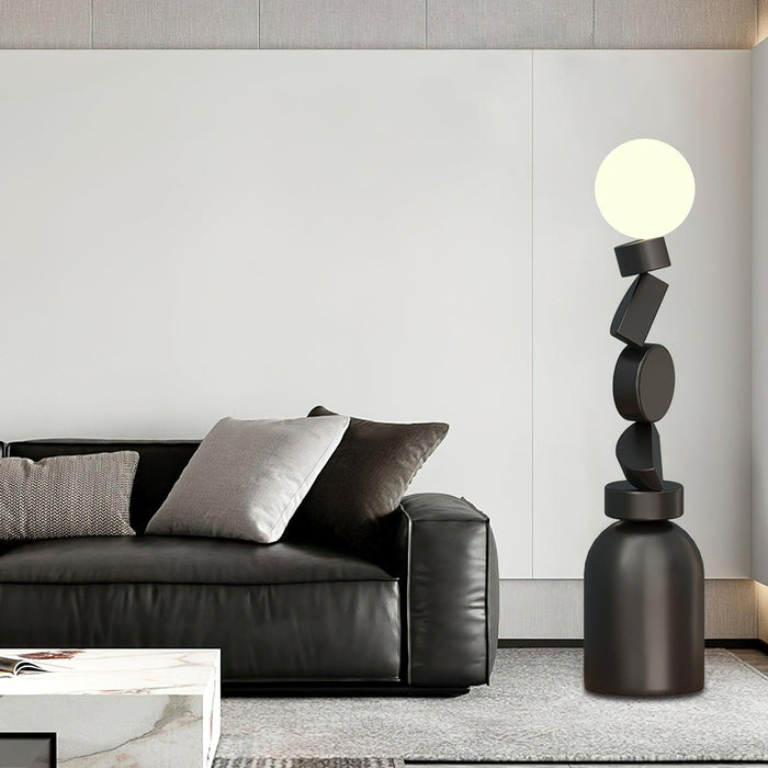 Monolith Cube Floor Lamp-DWHOME