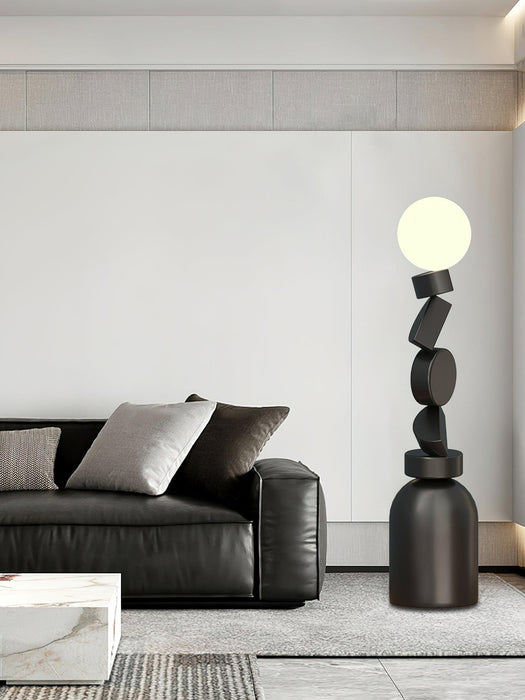 Monolith Cube Floor Lamp-DWHOME