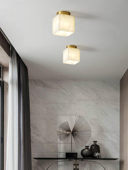 Moon Alabaster Ceiling Light-DWHOME