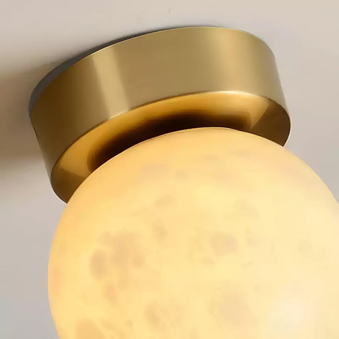 Moon Alabaster Ceiling Light-DWHOME