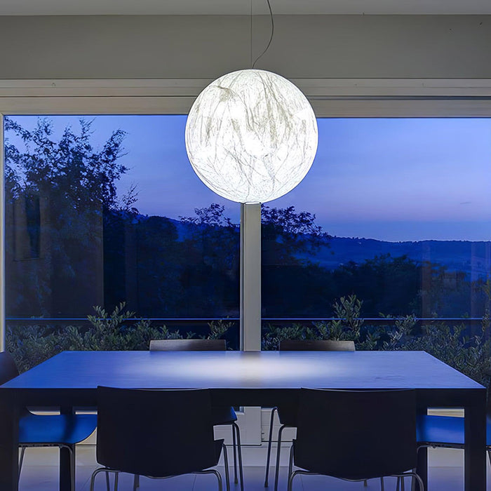 Moon Silk Pendant Lamp-DWHOME