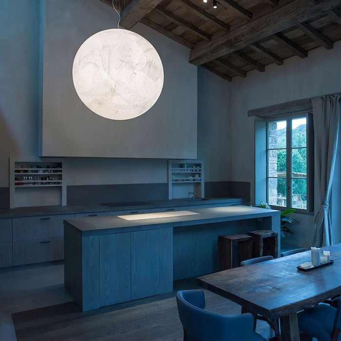 Moon Silk Pendant Lamp-DWHOME
