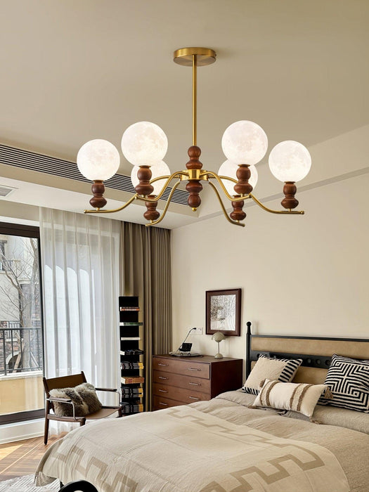 Moonlit Globe Chandelier-DWHOME