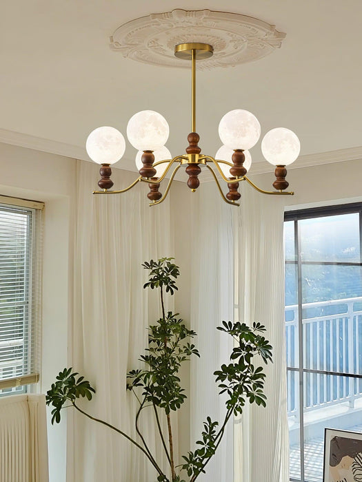 Moonlit Globe Chandelier-DWHOME