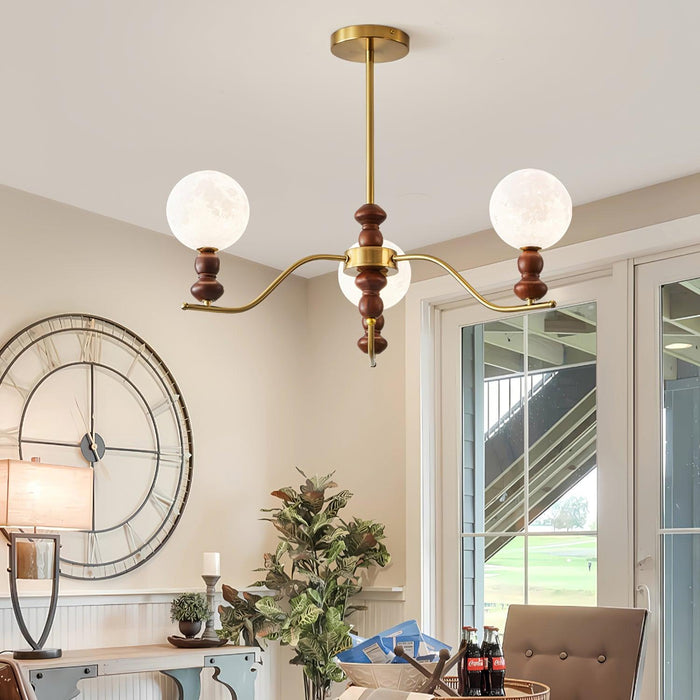 Moonlit Globe Chandelier-DWHOME