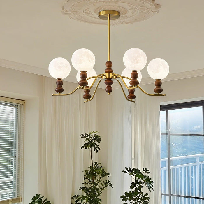 Moonlit Globe Chandelier-DWHOME