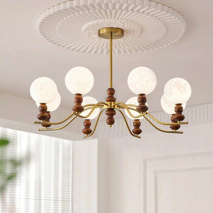 Moonlit Globe Chandelier-DWHOME