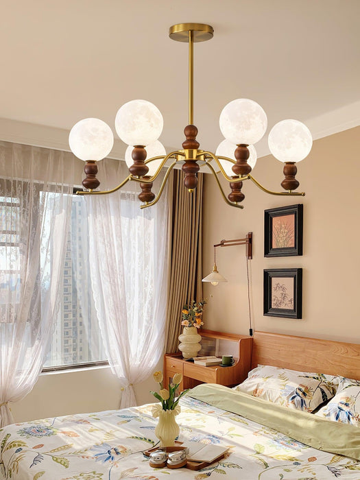 Moonlit Globe Chandelier-DWHOME