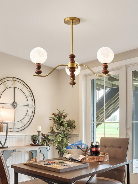 Moonlit Globe Chandelier-DWHOME