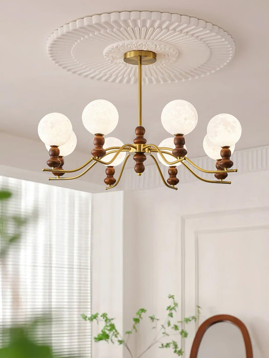 Moonlit Globe Chandelier-DWHOME