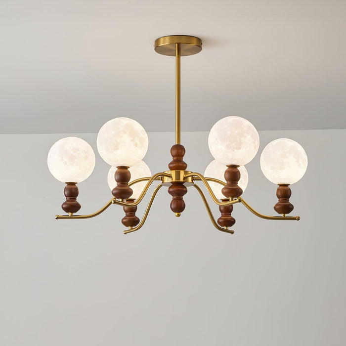 Moonlit Globe Chandelier-DWHOME