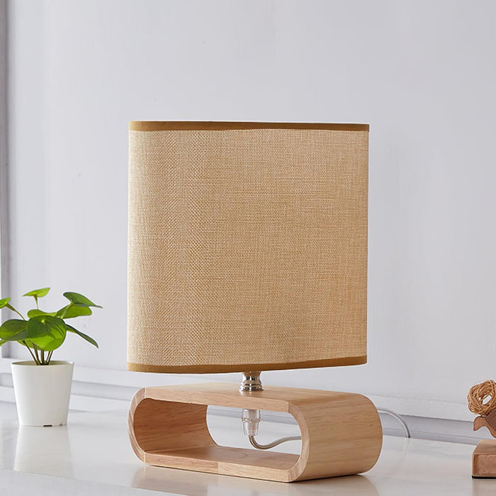 Moti Wood Table Lamp-DWHOME