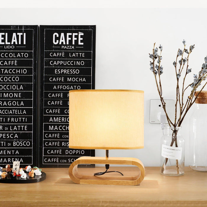 Moti Wood Table Lamp-DWHOME