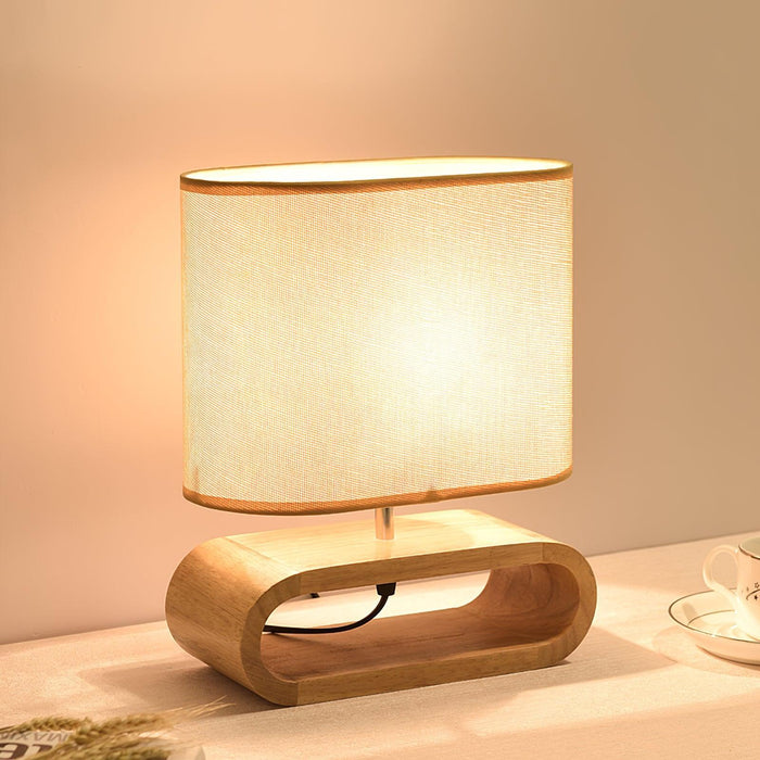 Moti Wood Table Lamp-DWHOME