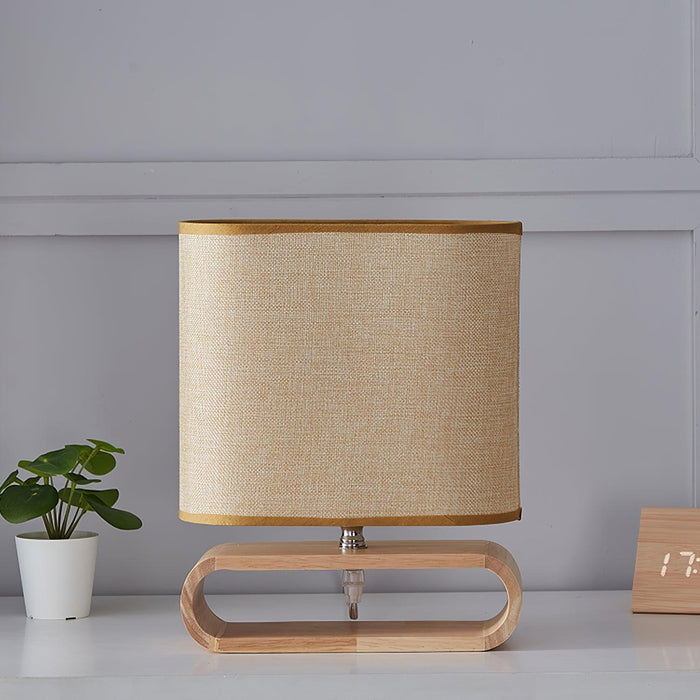 Moti Wood Table Lamp-DWHOME