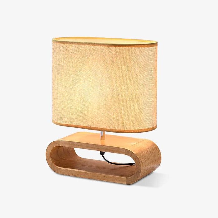 Moti Wood Table Lamp-DWHOME