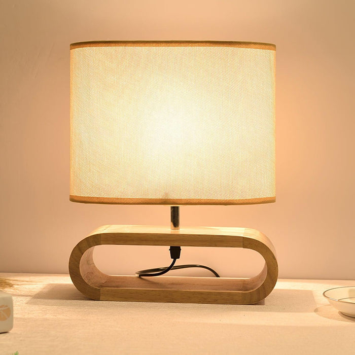 Moti Wood Table Lamp-DWHOME
