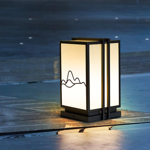 Mountain Outdoor Post Light-DWHOME