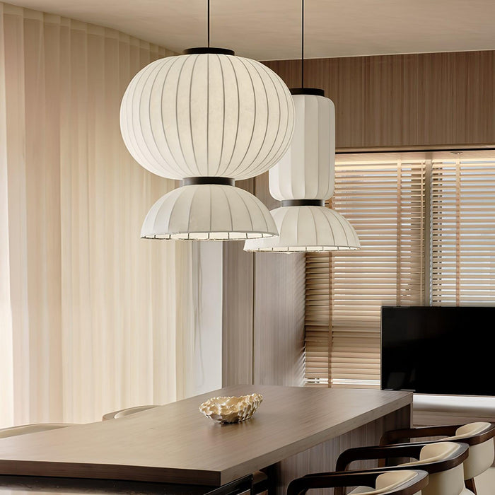 Mulberry Silk Lantern Pendant Light-DWHOME