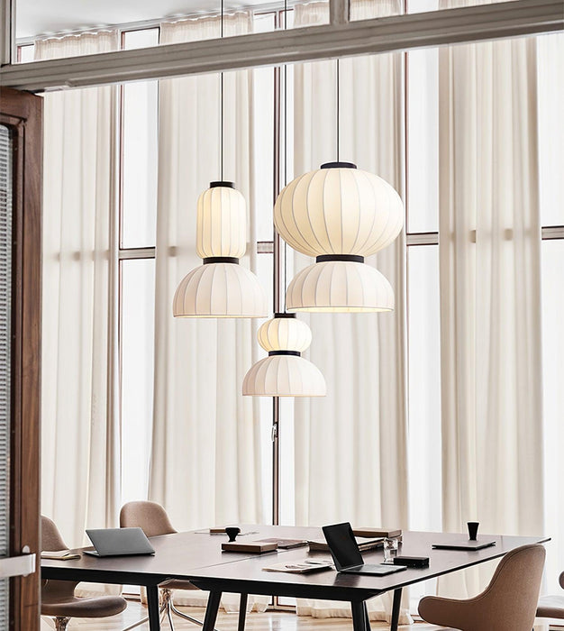 Mulberry Silk Lantern Pendant Light-DWHOME