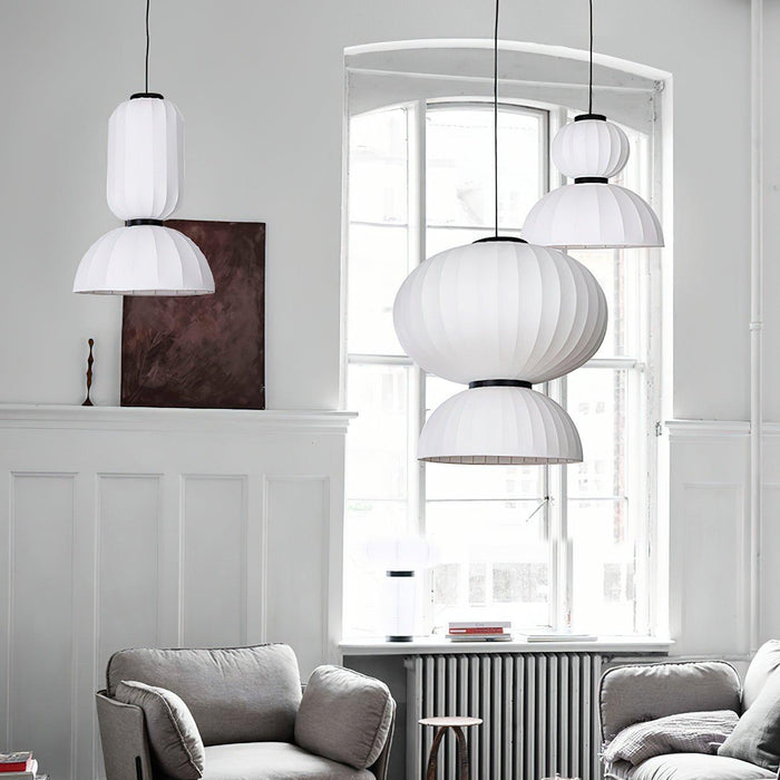 Mulberry Silk Lantern Pendant Light-DWHOME