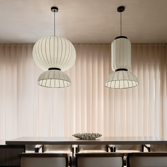 Mulberry Silk Lantern Pendant Light-DWHOME