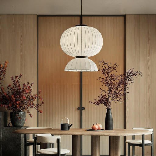 Mulberry Silk Lantern Pendant Light-DWHOME