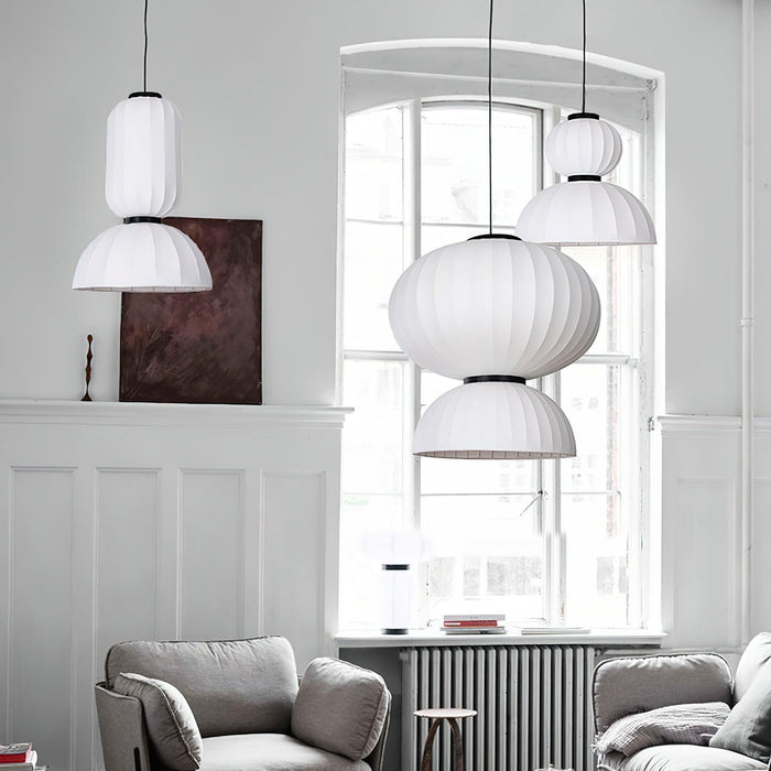 Mulberry Silk Lantern Pendant Light-DWHOME