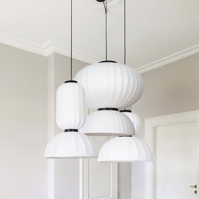 Mulberry Silk Lantern Pendant Light-DWHOME