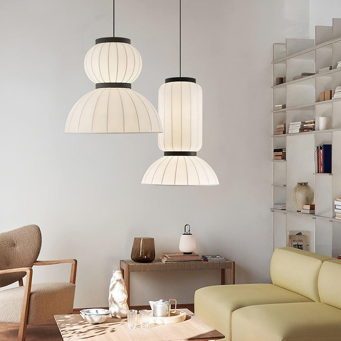 Mulberry Silk Lantern Pendant Light-DWHOME