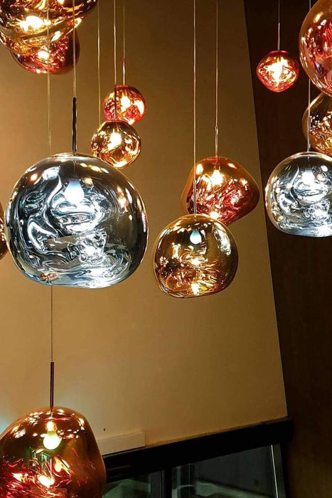 Multi Lava Round Pendant Lamp - DWHOME