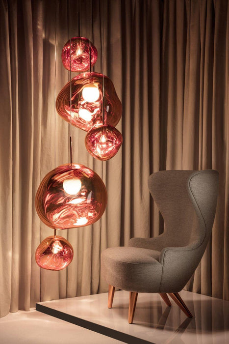 Multi Lava Round Pendant Lamp - DWHOME