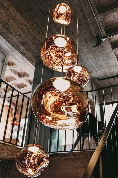 Multi Lava Round Pendant Lamp - DWHOME