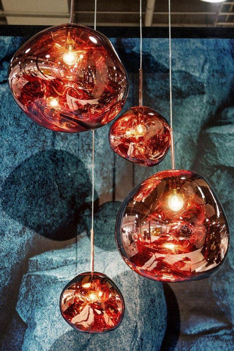 Multi Lava Round Pendant Lamp - DWHOME