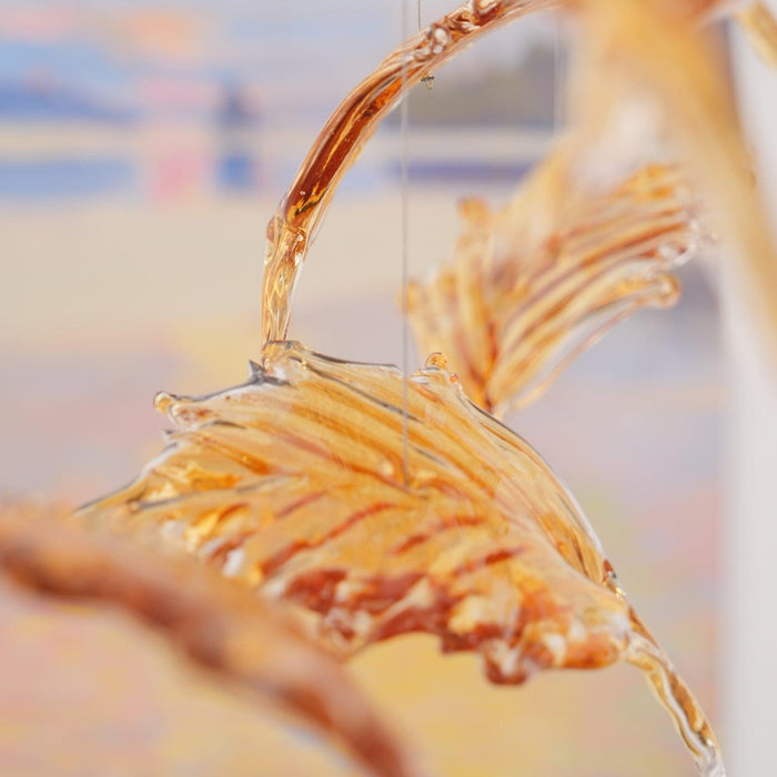 Multicolor Crystal Maple Leaf Chandelier - DWHOME