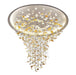 Multicolor Crystal Maple Leaf Chandelier - DWHOME