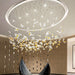 Multicolor Crystal Maple Leaf Chandelier - DWHOME