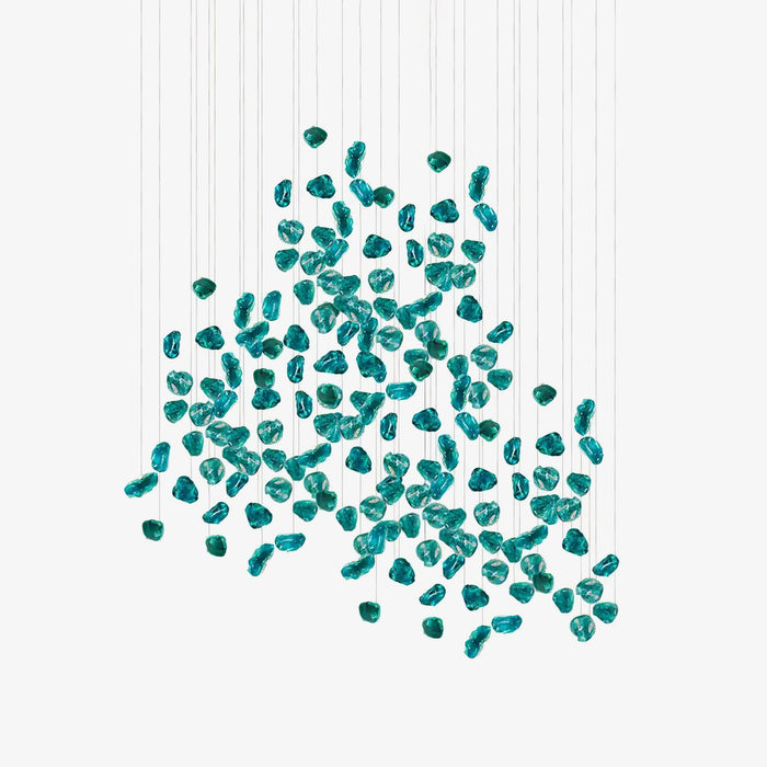 Multicolor Crystal Stone Chandelier - DWHOME