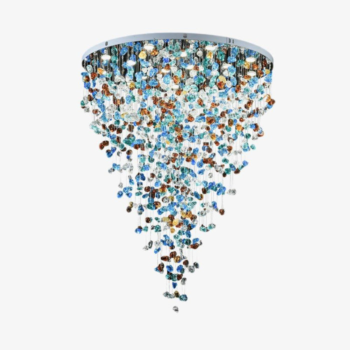 Multicolor Crystal Stone Chandelier - DWHOME