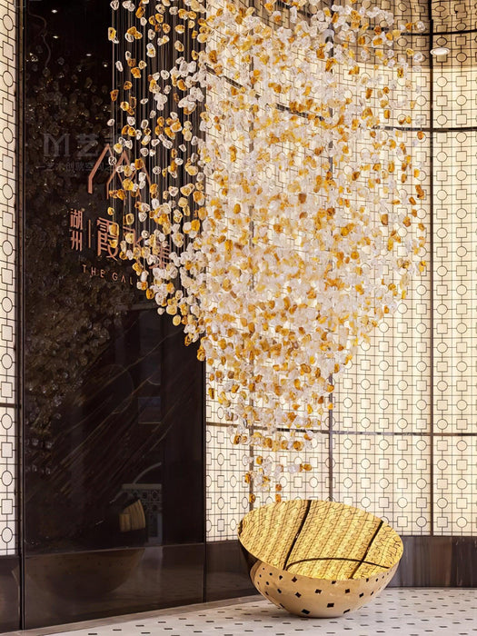 Multicolor Crystal Stone Chandelier - DWHOME
