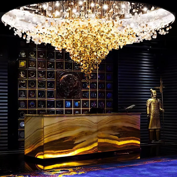 Multicolor Crystal Stone Chandelier - DWHOME