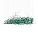 Multicolor Crystal Stone Chandelier - DWHOME