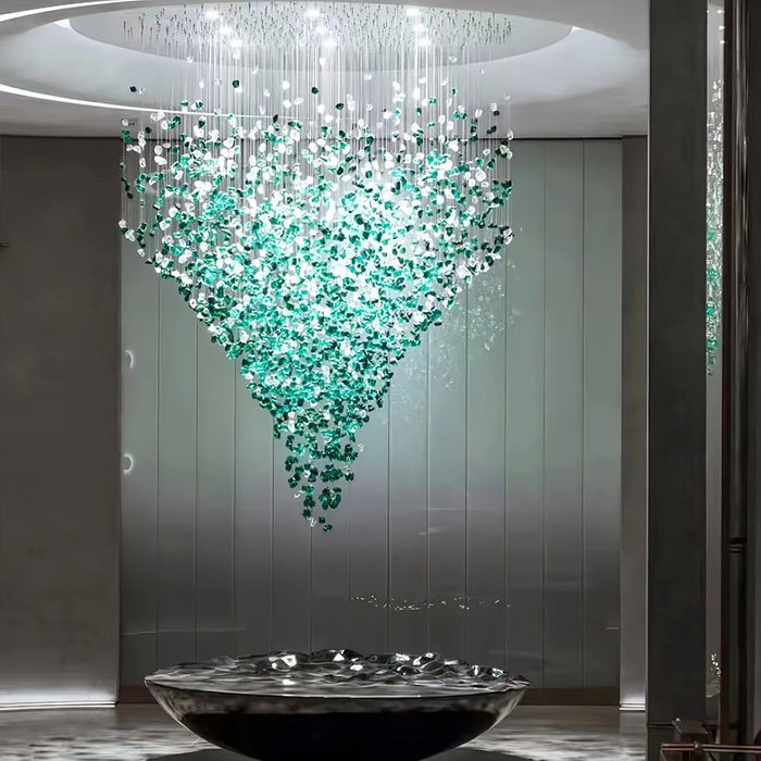 Multicolor Crystal Stone Chandelier - DWHOME