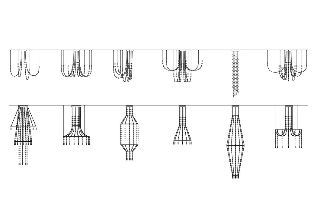 Multidot Customize Chandelier - Vakkerlight