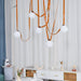 Multiple Belt Art Pendant Light-DWHOME