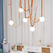 Multiple Belt Art Pendant Light-DWHOME