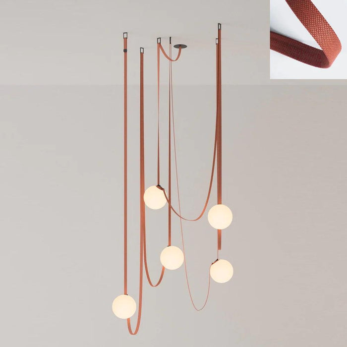 Multiple Belt Art Pendant Light-DWHOME