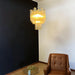 Fantastic Amber Murano Glass Tube Chandelier-DWHOME