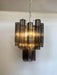 Fantastic Smoked Murano Glass Tube Chandelier-DWHOME