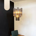 Fantastic Smoked Murano Glass Tube Chandelier-DWHOME